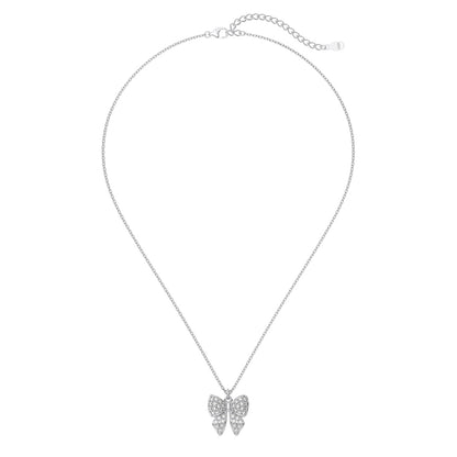 Sparkle Ribbon Naszyjnik S925