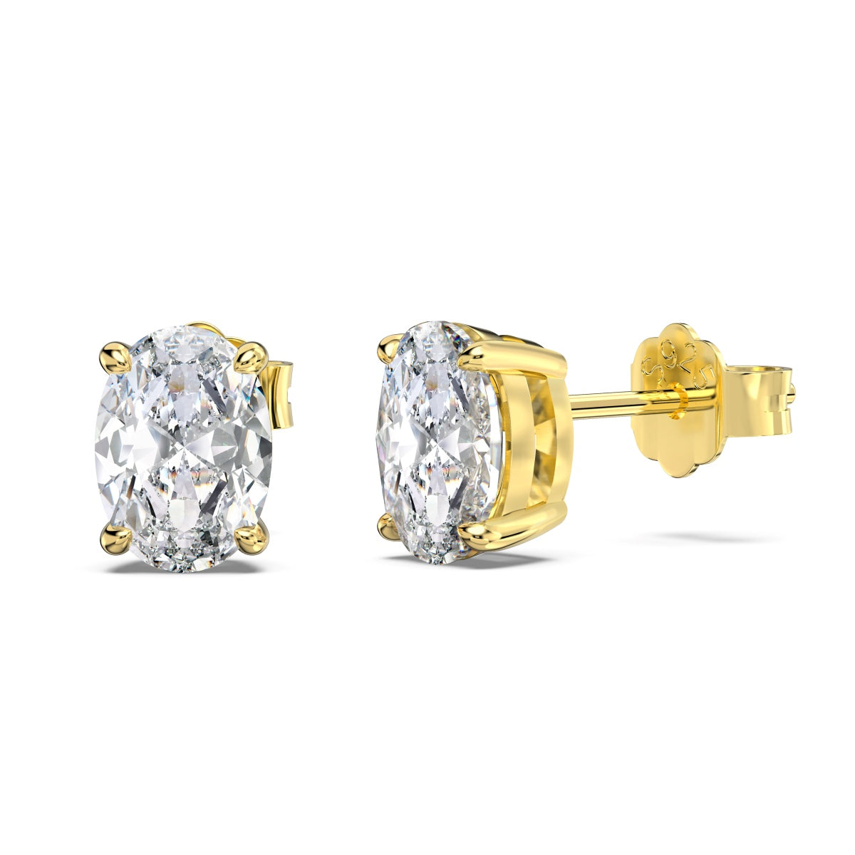 Imperial Glamour Kolczyki S925 18K