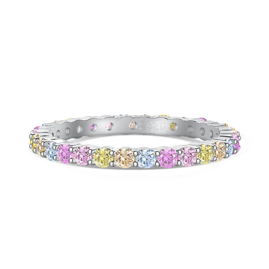Coral Beauty Eternity Band S925 