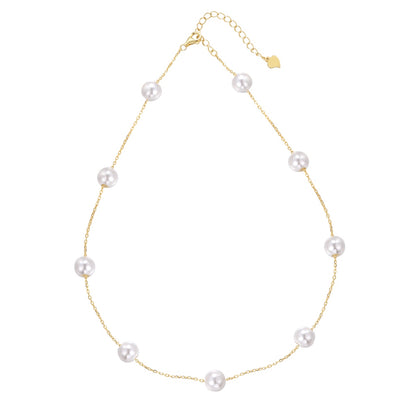 Charming Pearl Necklace S925 18K