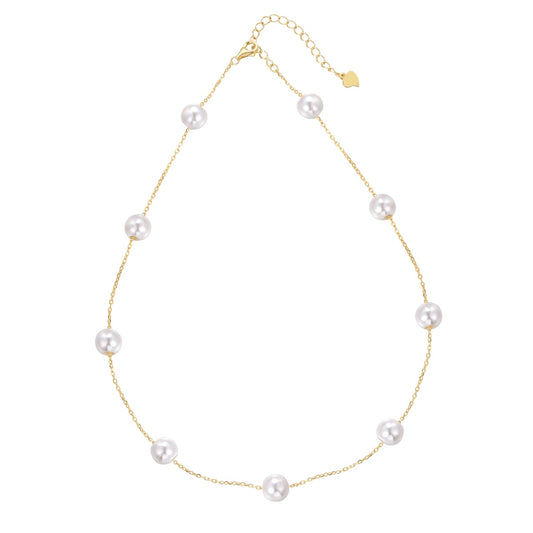 Charming Pearl Necklace S925 18K