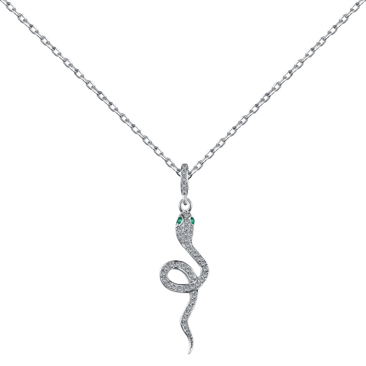 Cobra Charm Naszyjnik S925