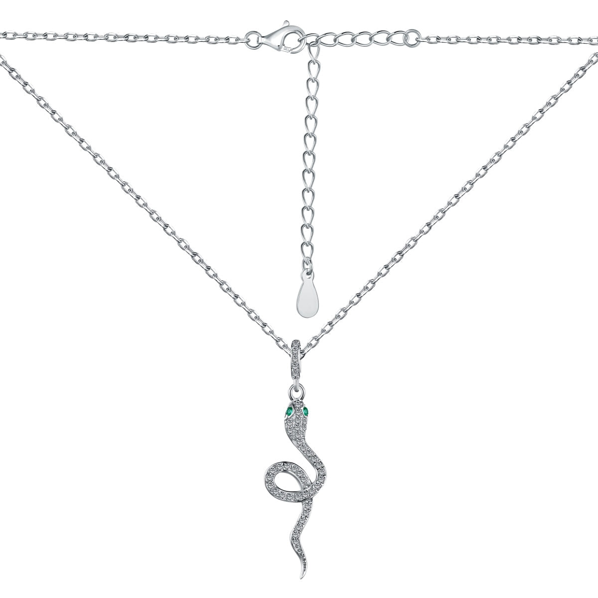 Cobra Charm Naszyjnik S925