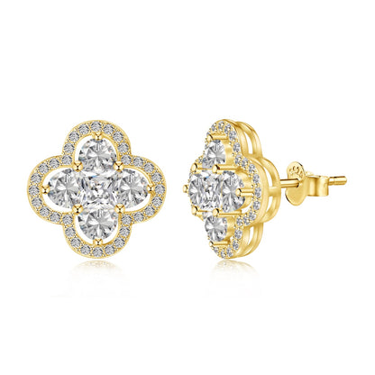 Radiant Blossom Kolczyki S925 18K