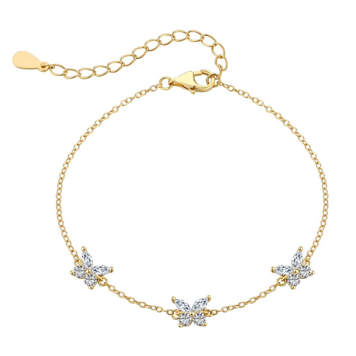 Butterfly Wings Bracelet S925 18K