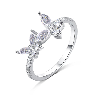Butterfly Wings Ring S925 