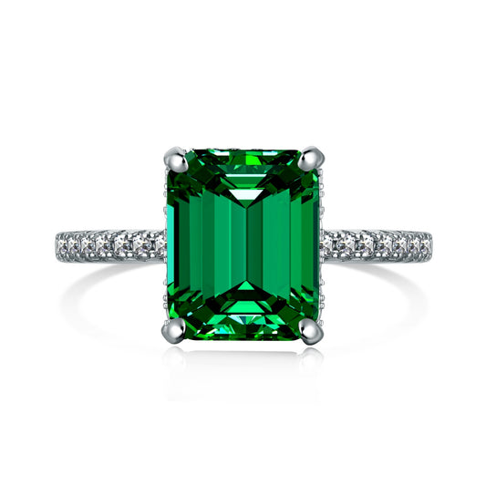 Emerald Enchantment Pierścionek S925