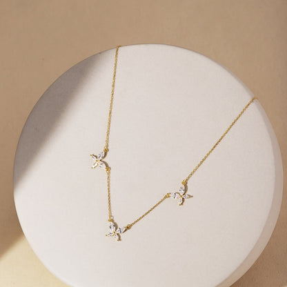 Butterfly Wings Necklace S925 18K