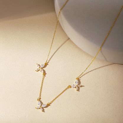 Butterfly Wings Necklace S925 18K