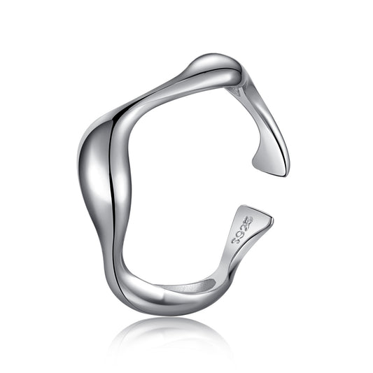 Spiral Serenade Obrączka S925