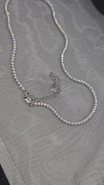 Infinite Brilliance Tennis Choker 2mm S925
