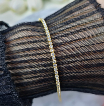Tennis Bransoletka 2mm S925 18K