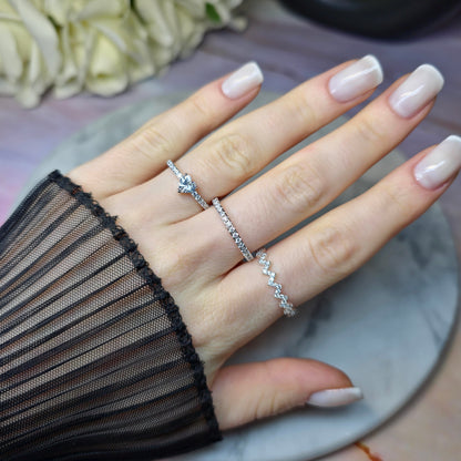 Sweetheart Sparkle Ring S925