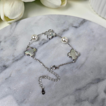 Four-Leaf Charm Bransoletka S925