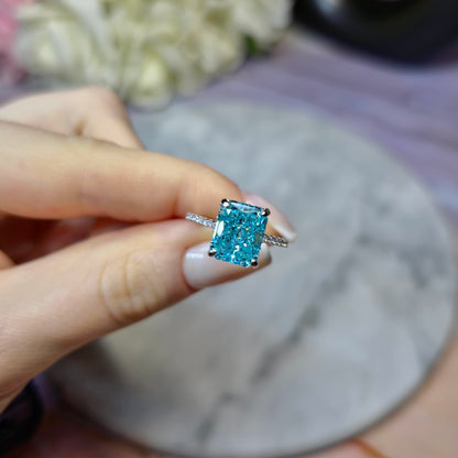 Ice Queen Turquoise Ring S925 