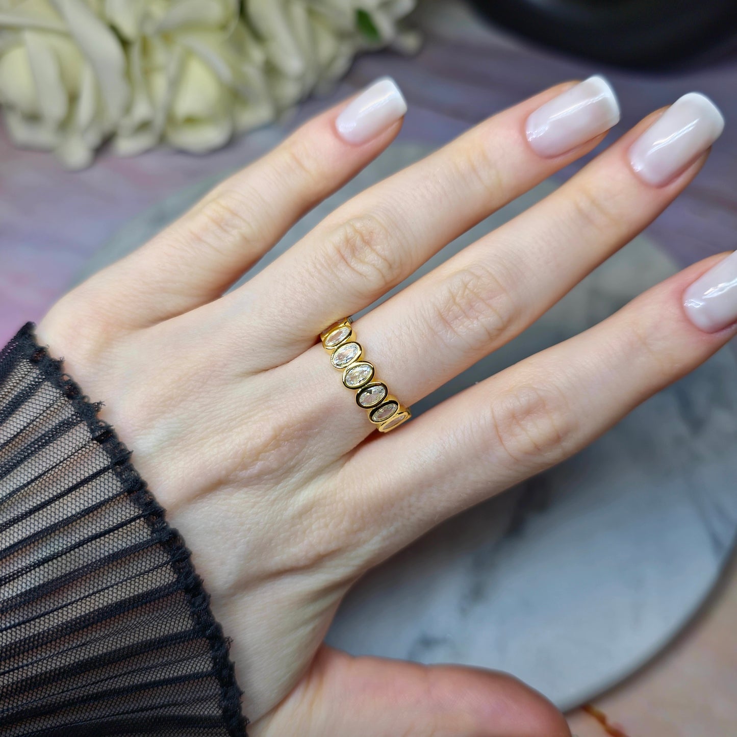 Noble Queen Ring S925 18K