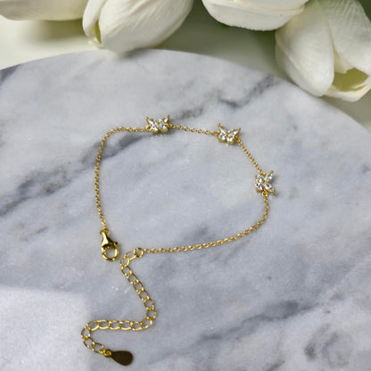 Butterfly Wings Bracelet S925 18K