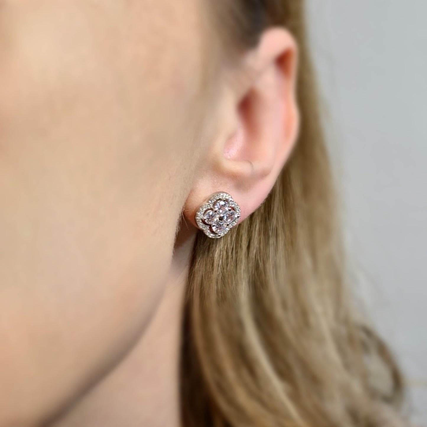 Radiant Blossom Earrings S925 