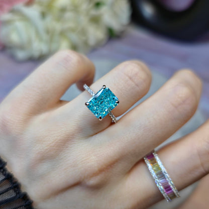 Ice Queen Turquoise Ring S925 