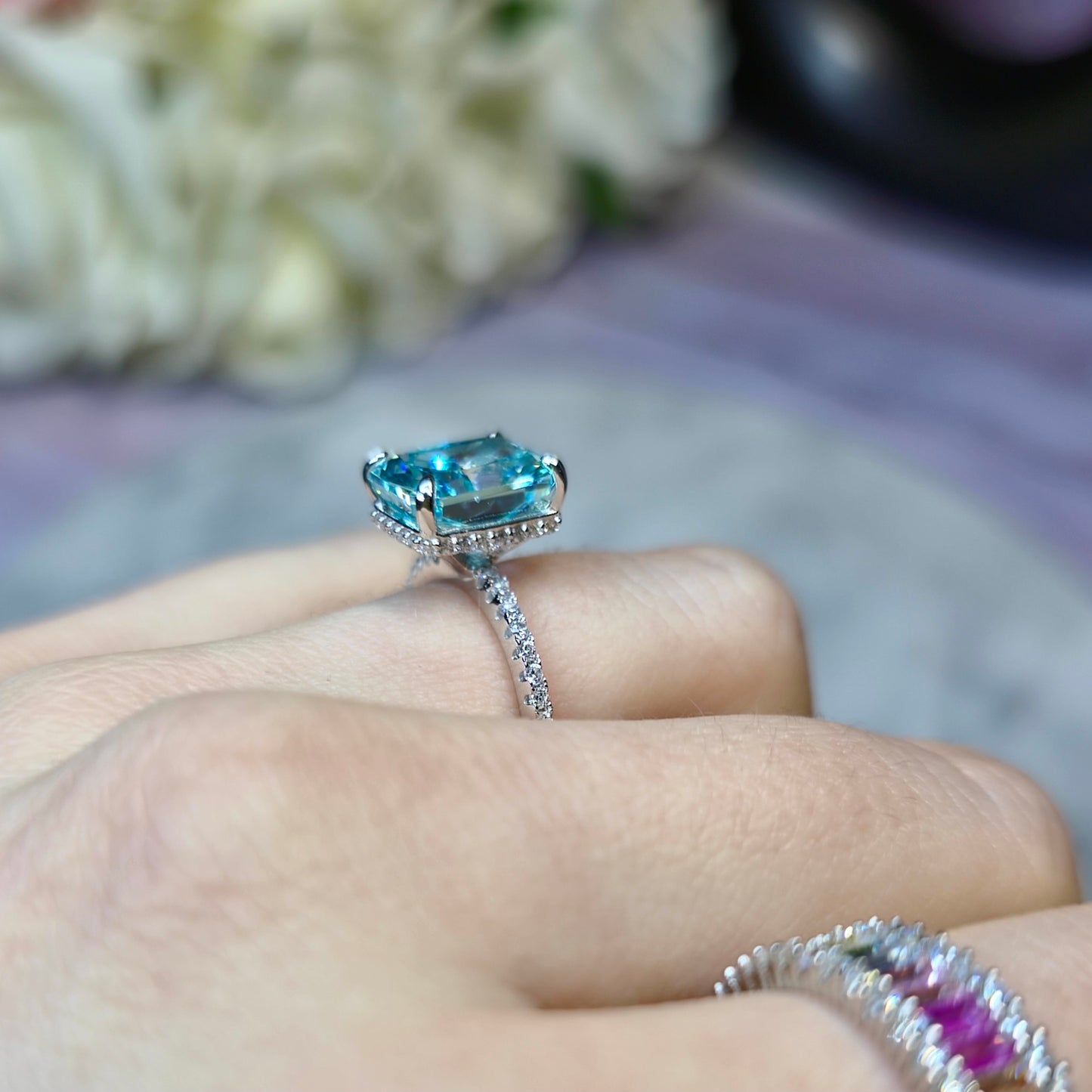 Ice Queen Turquoise Ring S925 