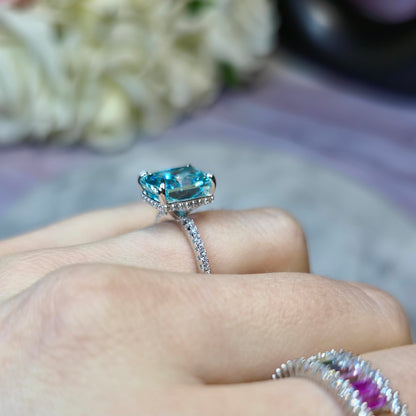 Ice Queen Turquoise Ring S925 