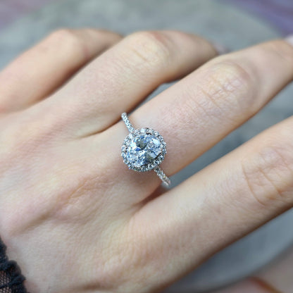 Princess Diamond Pierścionek S925